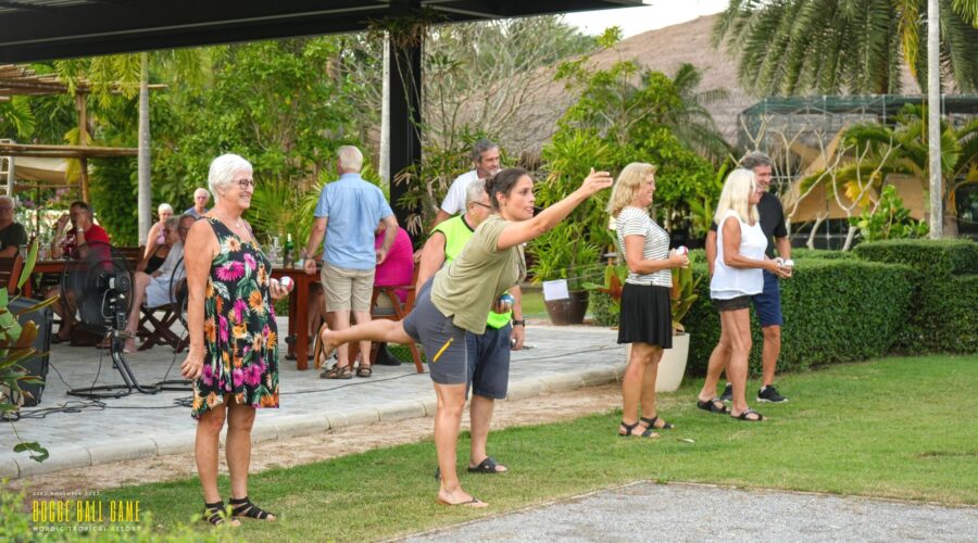 Bocce Ball Game at Nordic Tropical Resort November 2022